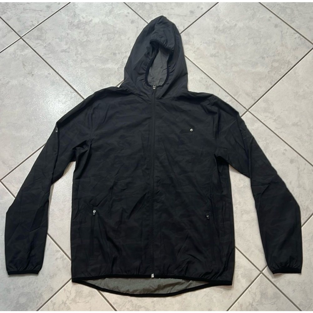 Vuori Men Outdoor Black Jacket Trainer Shell - Large - Picture 2 of 10